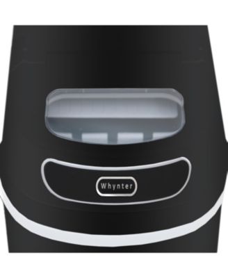 Compact Portable Ice Maker 27 lb capacity - Black