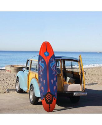 6' Surfboard Foamie Body Surfing Board W/3 Fins and Leash