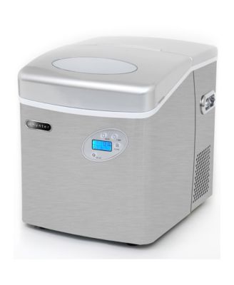 Portable Ice Maker 49 lb capacity - Stainless Steel