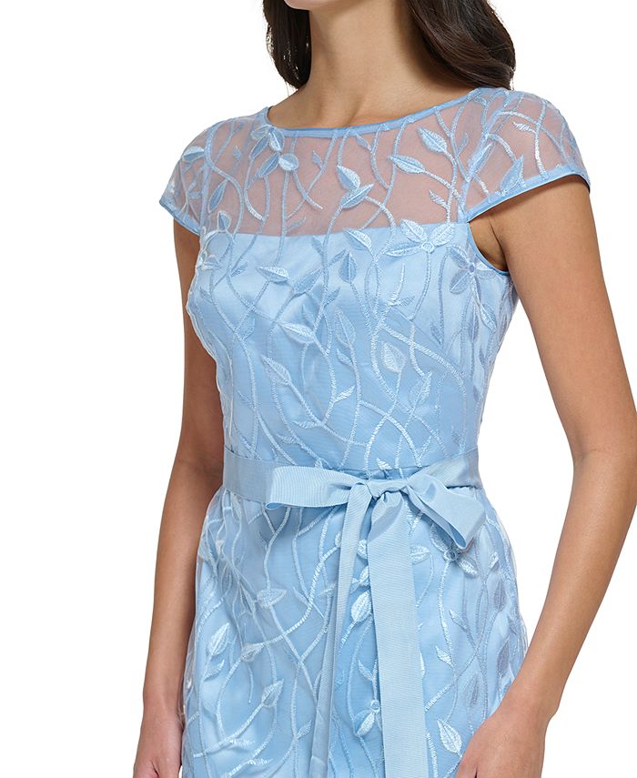 Eliza j embroidered sheath dress sales
