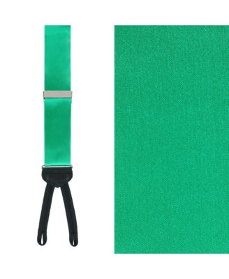 Men's Sutton Solid Color Silk Formal Suspenders | Y-Back, Adjustable Braces