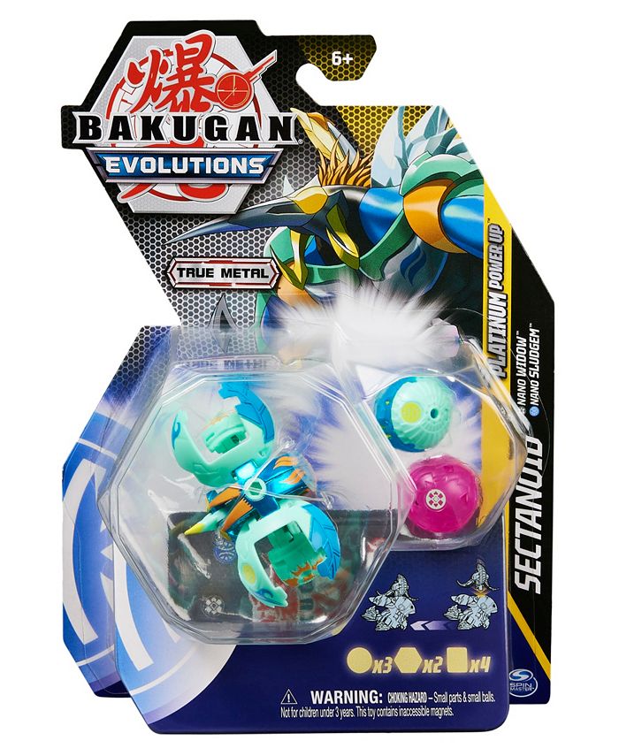 Bakugan Evolutions, with Nano Widow and Sludge Power up Pack, True Metal Bakugan Action Figure, 2 Nanogan, 2 BakuCores, Ability Kids Toys for Boys, Ages 6 and Up - Macy's