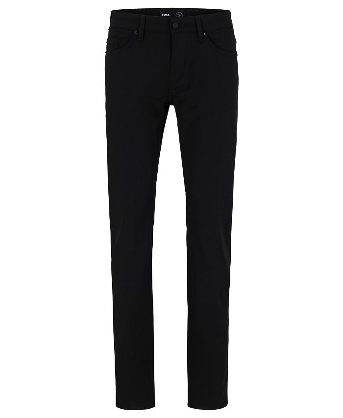 Hugo Boss Men's PerformanceStretch AntiCrease Fabric SlimFit Jeans