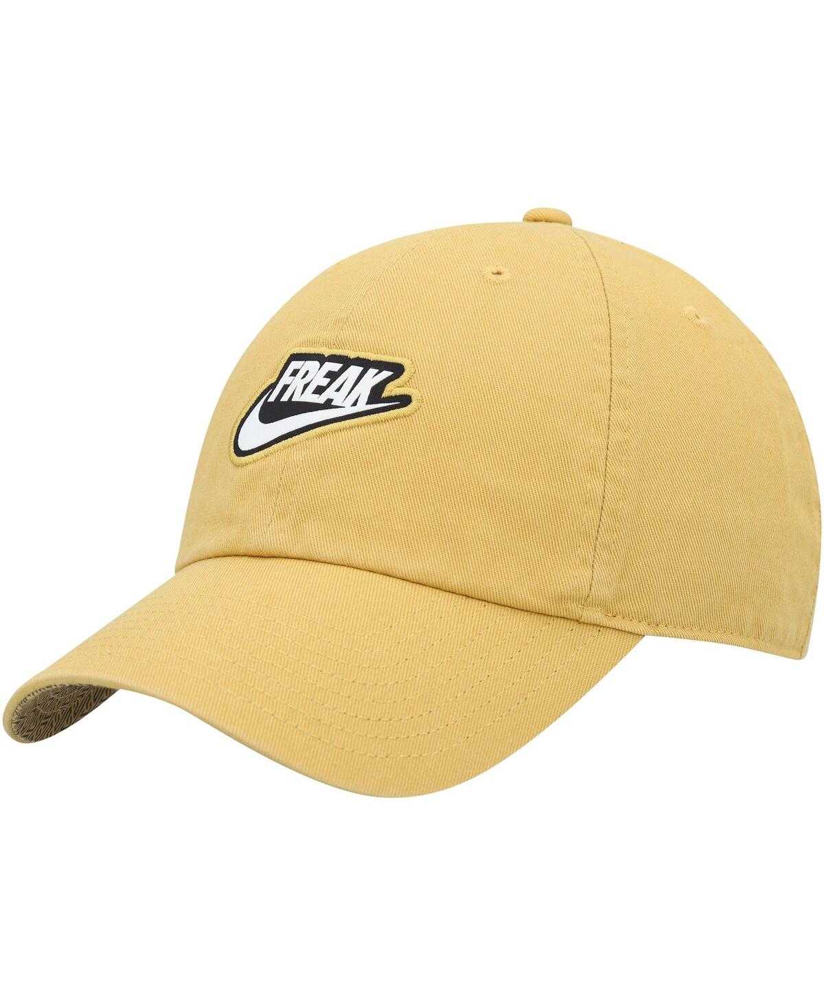 Nike Men's  Gold Heritage86 Giannis Performance Adjustable Hat In Yellow