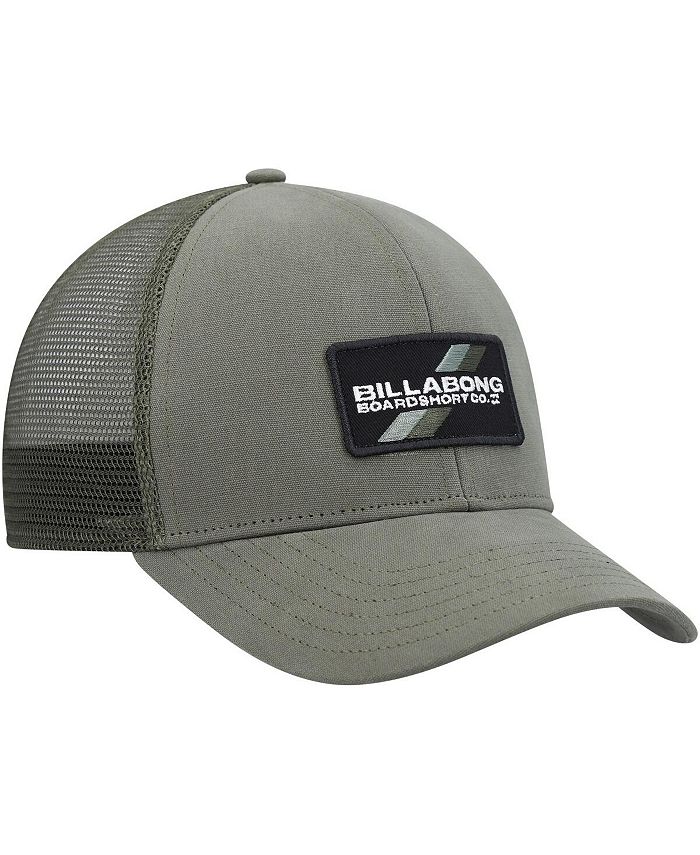 Billabong Men's Olive Walled Trucker Adjustable Snapback Hat - Macy's