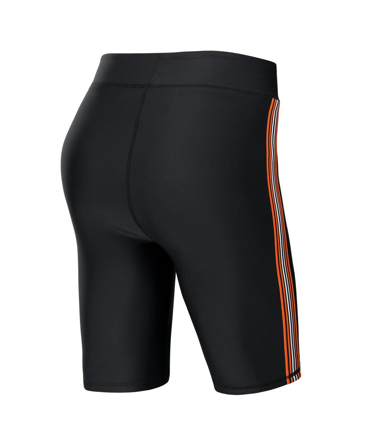 Shop Wear By Erin Andrews Women's  Black Denver Broncos Biker Shorts
