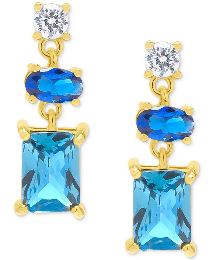 Macy's best sale gemstone earrings