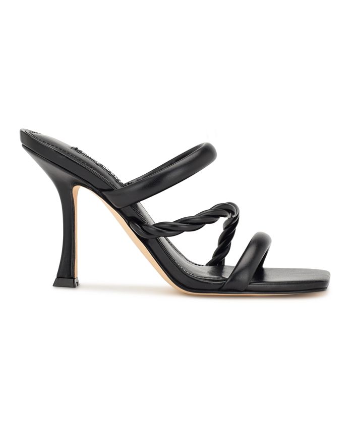 Nine West Women's Yester Strappy Heeled Slide Dress Sandals - Macy's