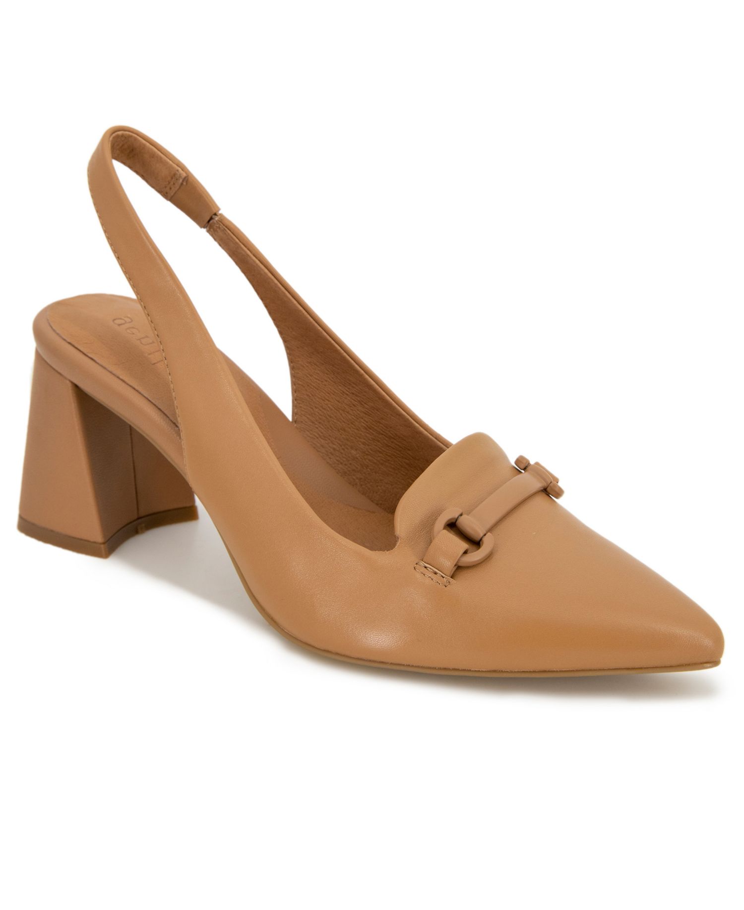 Women's Dionne Pointed-Toe Block-Heel Slingback Pumps
