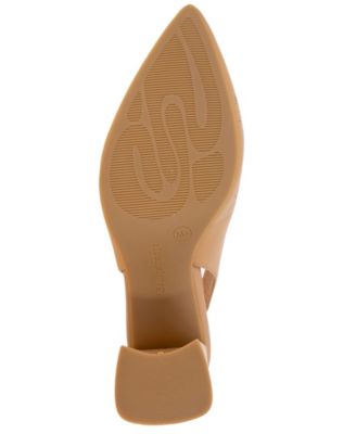 Women's Dionne Pointed-Toe Block-Heel Slingback Pumps