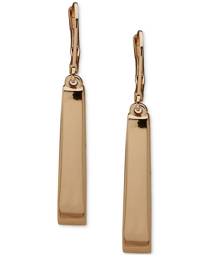 Anne Klein GoldTone Drop Earrings Macy's
