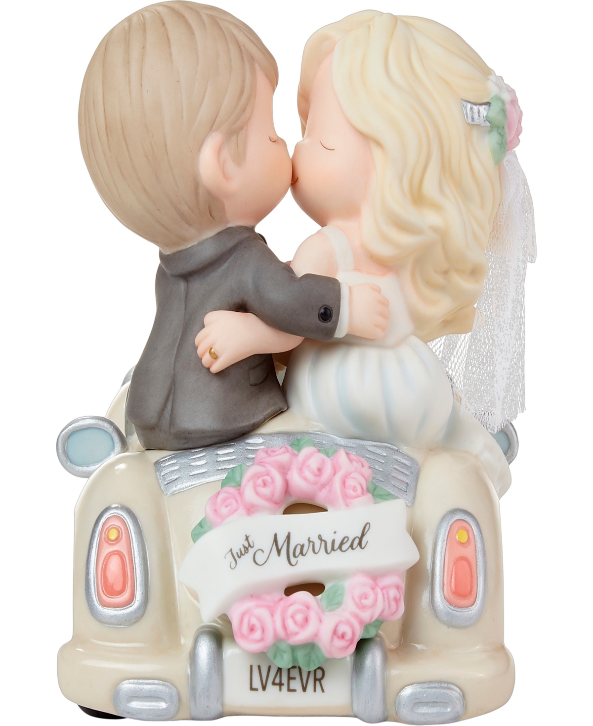 Precious Moments 222011 On The Road To Forever Bisque Porcelain And Fabric Figurine In Multicolored