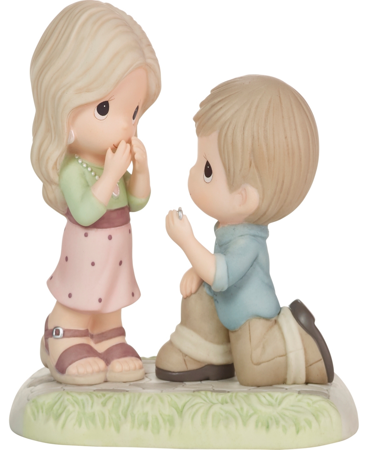 Precious Moments 222007 Will You Be Mine Bisque Porcelain Figurine In Multicolored