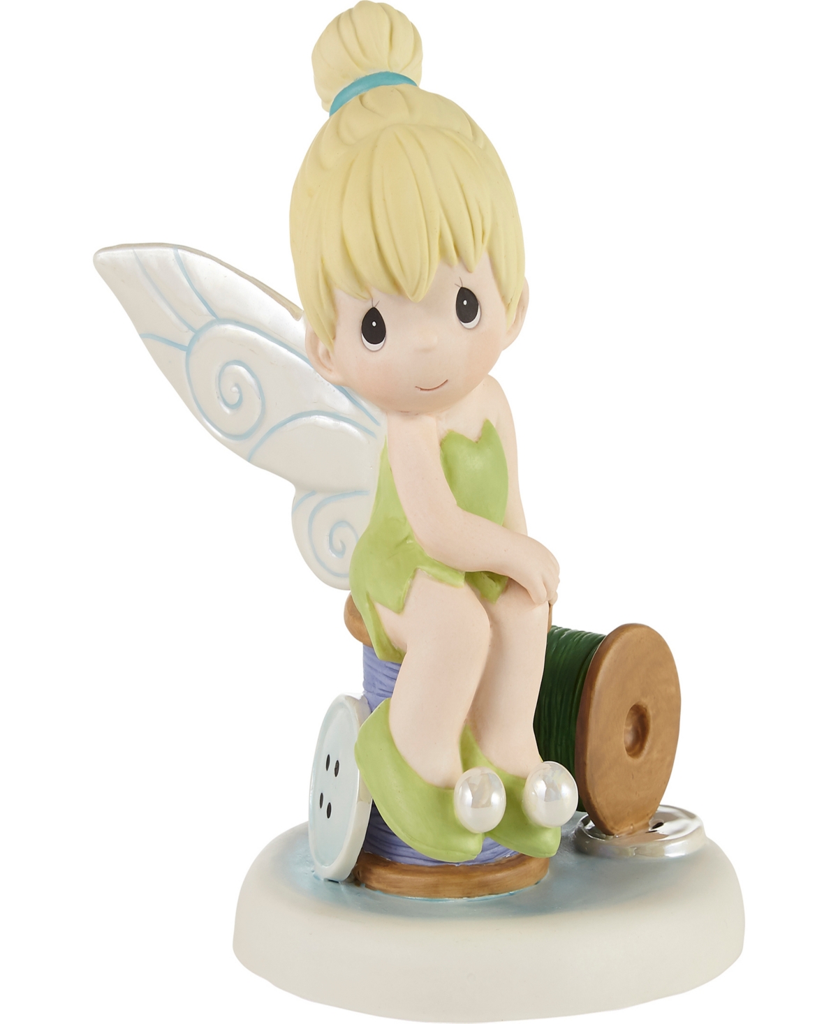 Precious Moments 222029 Wishing You A Pixie Perfect Day Bisque Porcelain Figurine In Multicolored
