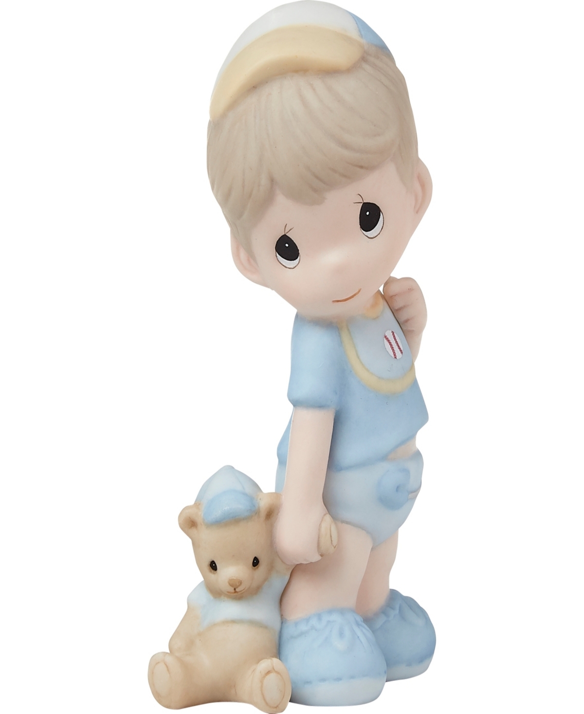 Precious Moments 222019 Oh Boy Bisque Porcelain Figurine In Multicolored