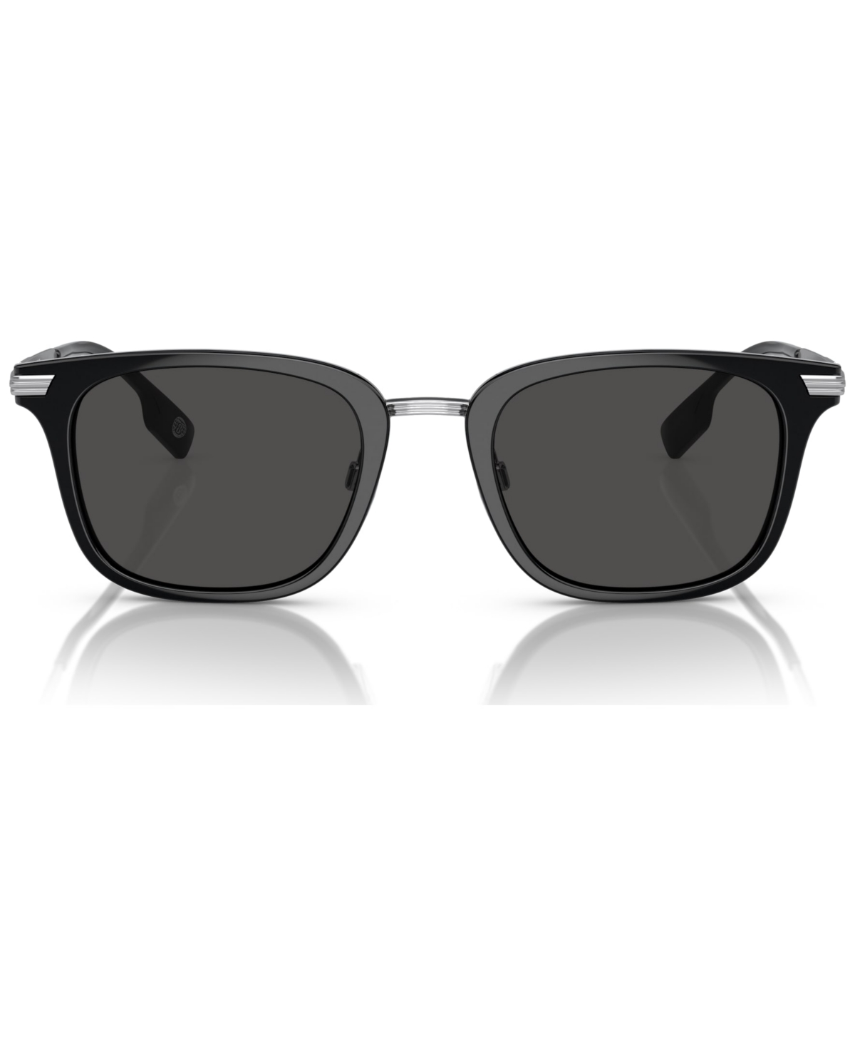 Shop Burberry Men's Peter Sunglasses, Be439551-x 51 In Black