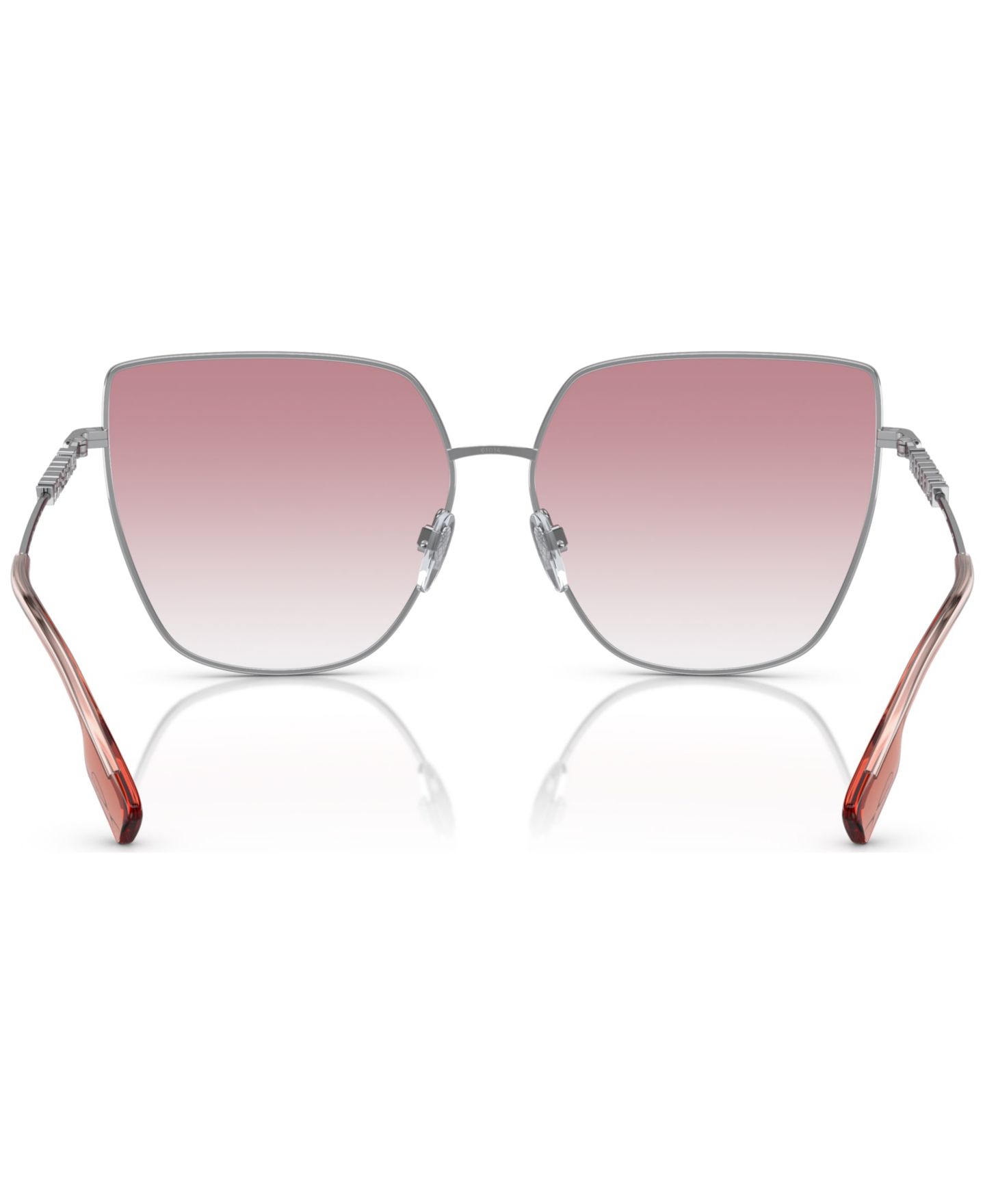 Женские солнцезащитные очки Burberry Alexis, BE3143, цвет: Серебряный — фото 2