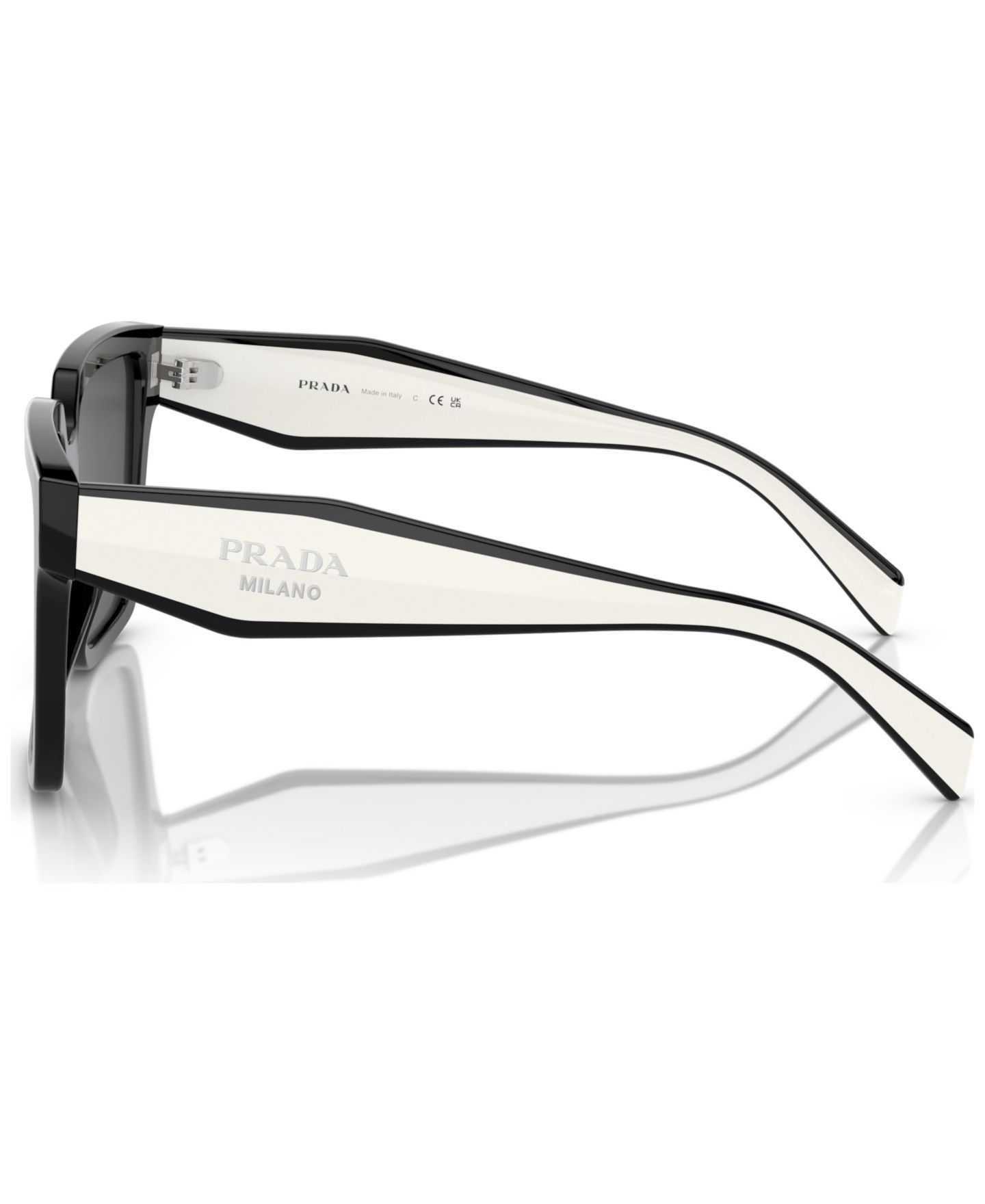 Женские солнцезащитные очки PRADA Sunglasses, PR24ZS, цвет: Чёрный — фото 4