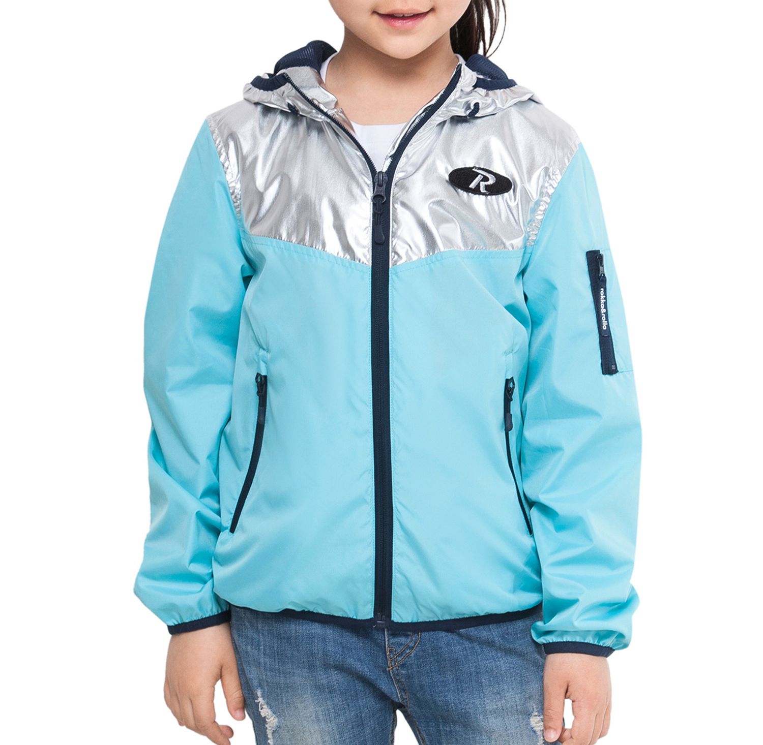 Big Girls Lightweight Windbreaker Jacket XS-XXL