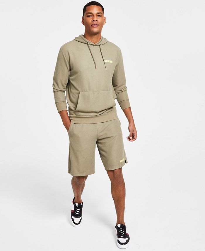 GUESS Men's Korbin Hooded Logo Sweatshirt - Macy's