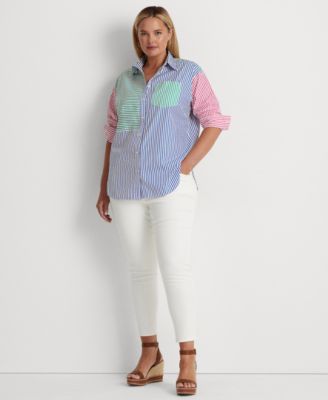 Lauren Ralph Lauren - Women's Solid In Stripes Look