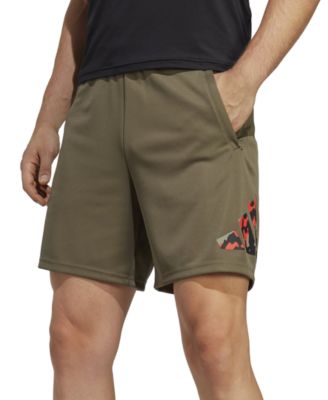 adidas - Men's Train Essentials Seasonal Camo-Filled Logo Training Shorts
