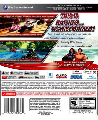 Sonic & All-Stars Racing Transformed - Playstation 3
