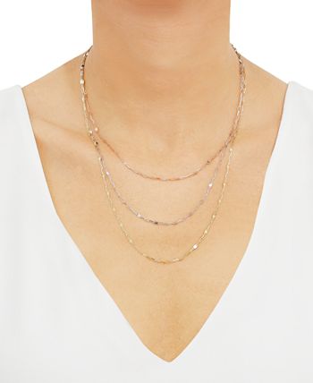 Macys layered necklace on sale
