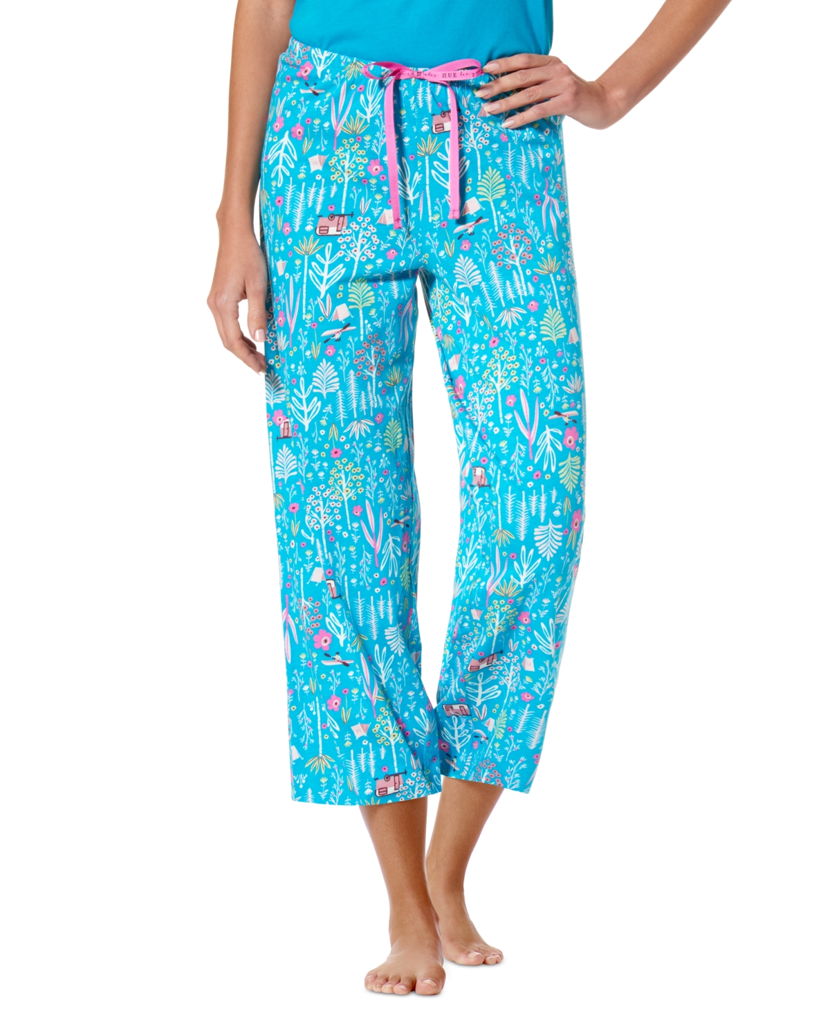 Hue Women's Fun Time Forest Capri Pajama Pants