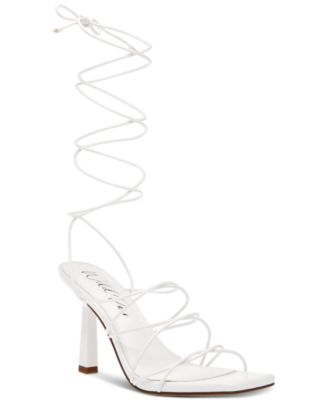 Eross Lace-Up High Heel Dress Sandals