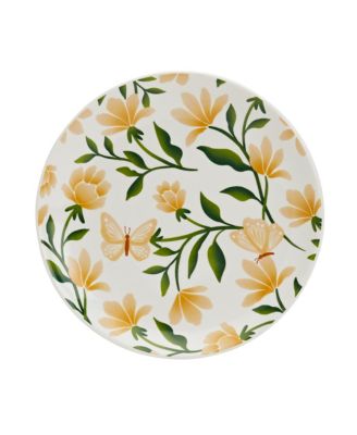 Dolly Parton 8” Floral Butterfly Salad Plates, Set of 4