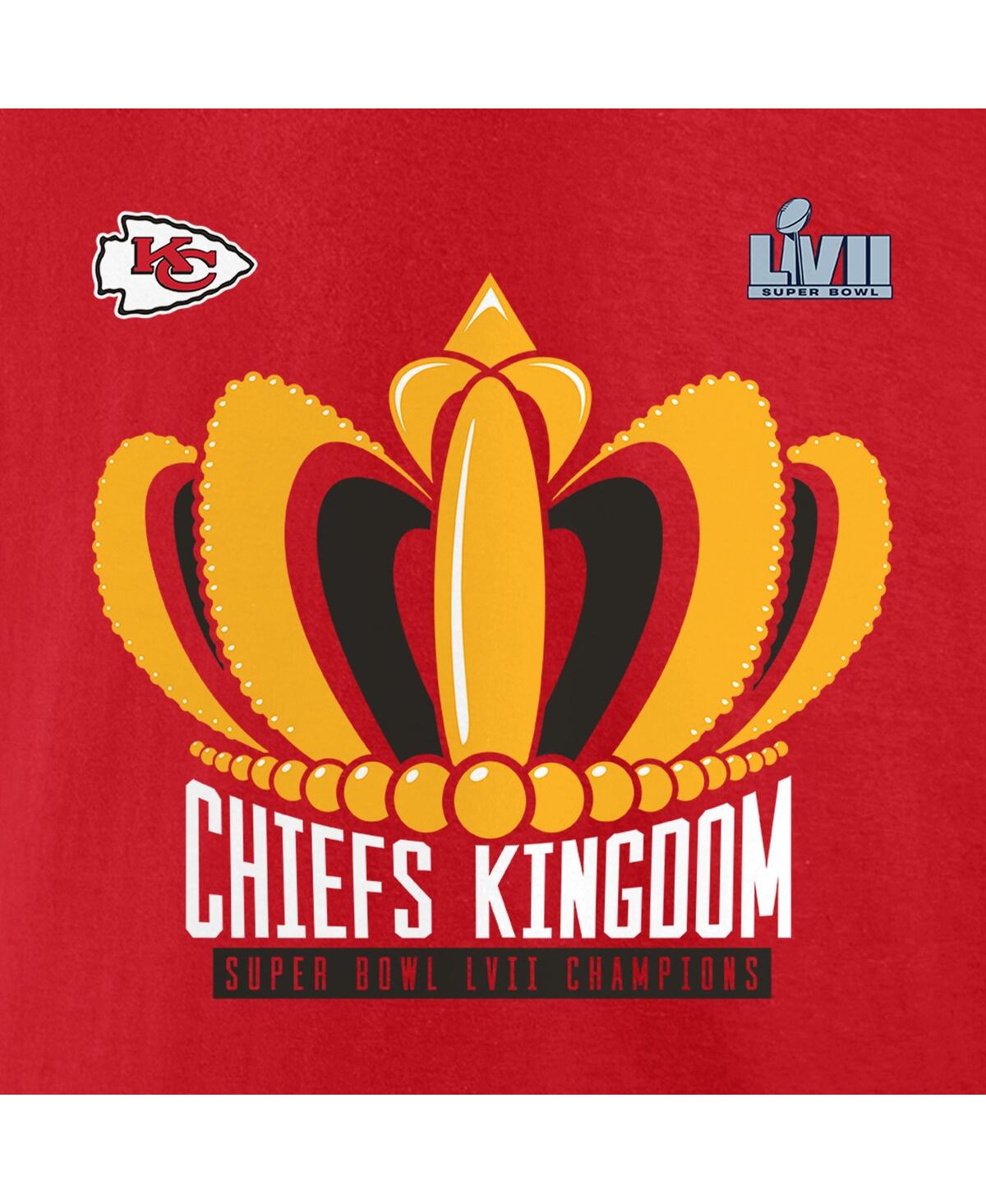 Men's FanaticsKansas City Chiefs Super Bowl Lvii Champions Big and Tall Hometown Last Standing T-shirt - Red