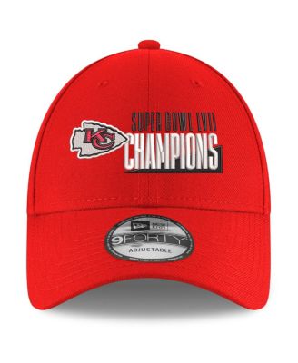 New Era Men's Red Kansas City Chiefs Super Bowl LVII Champions Slice ...