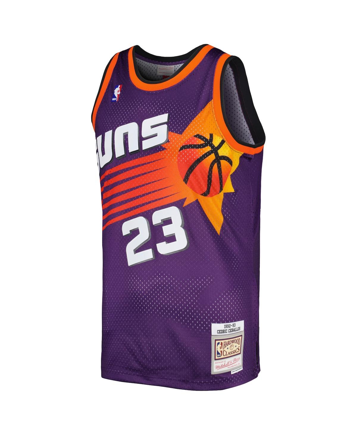 Men's Mitchell & Ness Cedric CeballosPhoenix Suns 1996-97 Hardwood Classics Swingman Jersey - Purple