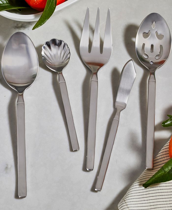 J.A. Henckels Zwilling Opus Satin 45 Piece 18/10 Stainless Steel Flatware Set, Service for 8