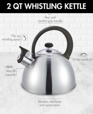 Stainless Steel 2 Quart Whistling Kettle