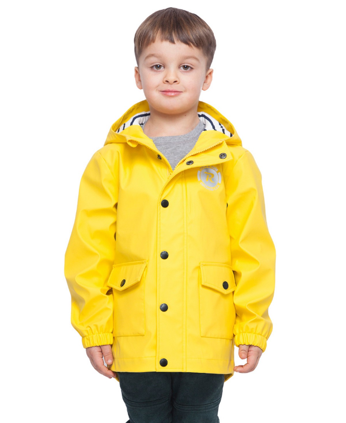Rokka&Rolla Boys Waterproof Rain Coats Rubberized Jackets — фото 1