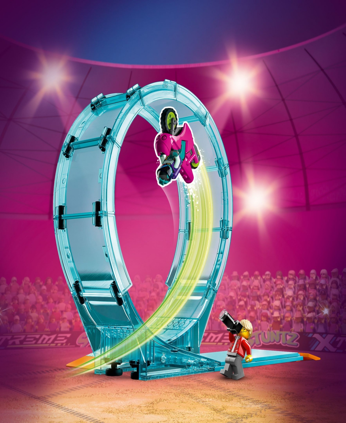Shop Lego City Ultimate Stunt Riders Challenge, 385 Pieces In Multicolor