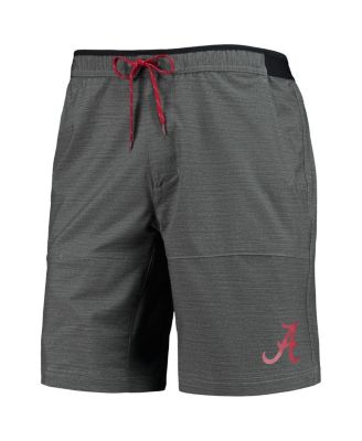 Men's Heathered Gray Alabama Crimson Tide Twisted Creek Omni-Shield Shorts