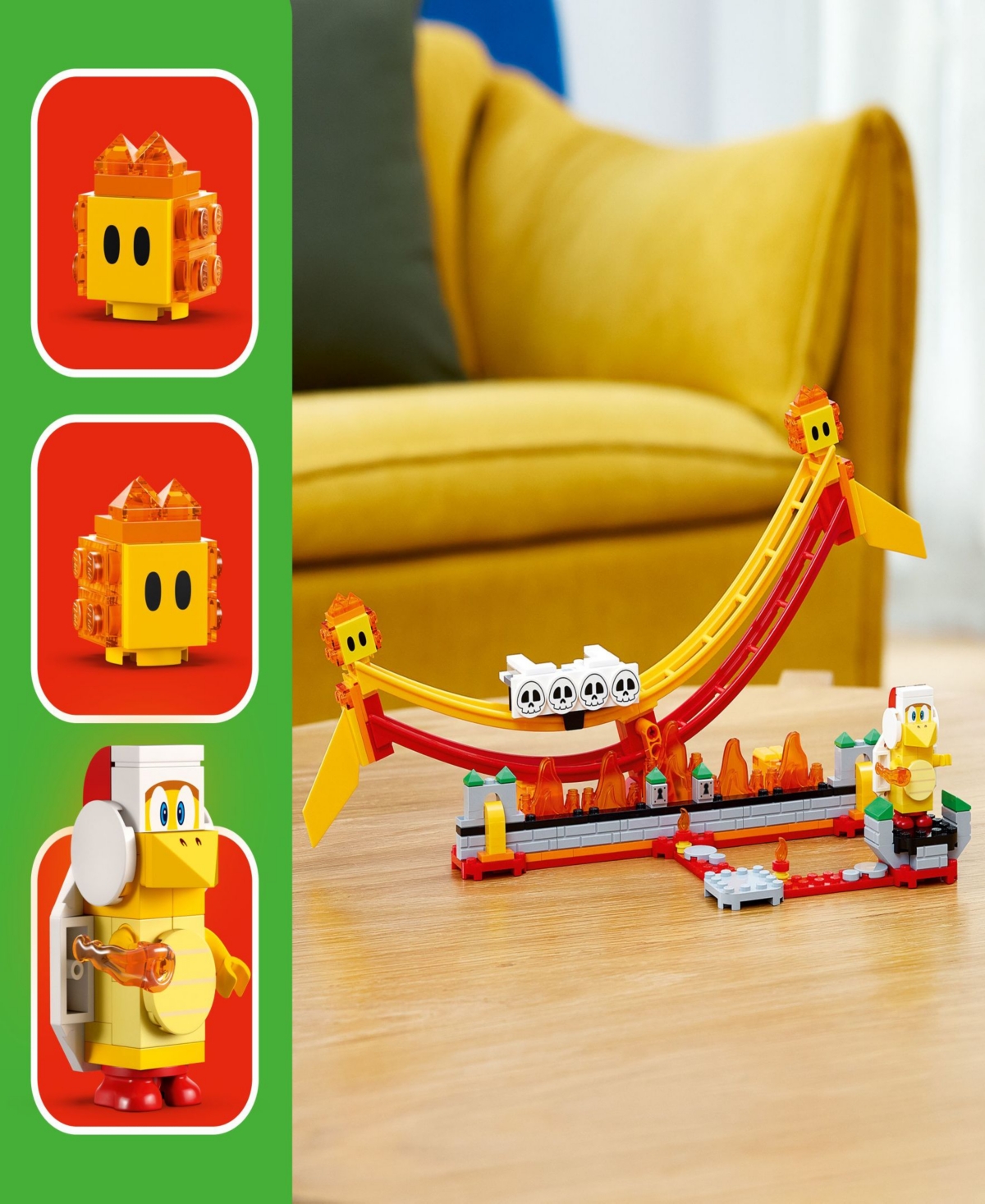 Lego Super Mario Lava Wave RideExpansion Set 71416 Building Set, 218 Pieces