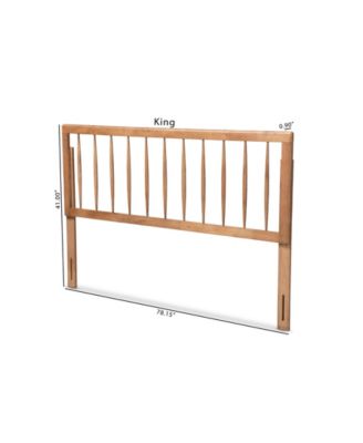 Valin Modern and Contemporary King Size Finished Wood Headboard