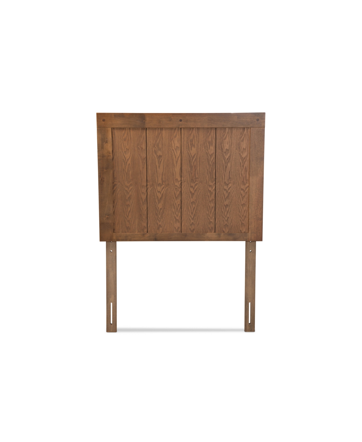 Baxton Studio Patwin Modern And Contemporary Transitional Twin Size Finished Wood Headboard In Ash Walnut