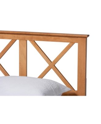 Galvin Modern and Contemporary Full Size Finished Wood Platform Bed