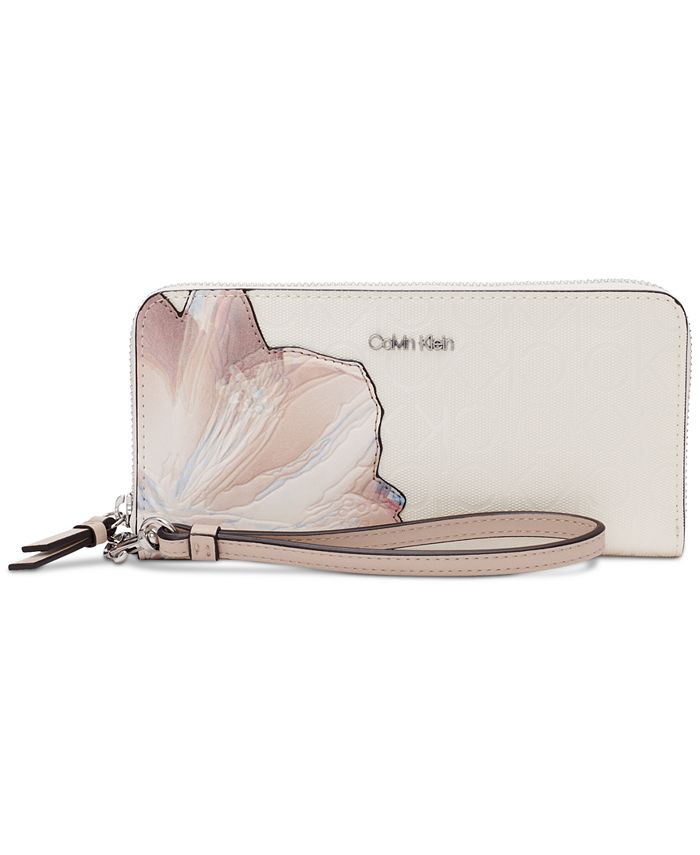 Calvin Klein Ashley Signature Floral Boxed Wallet Macy s