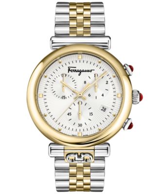 Ferragamo Salvatore Women's Swiss Chronograph Ora Two-Tone