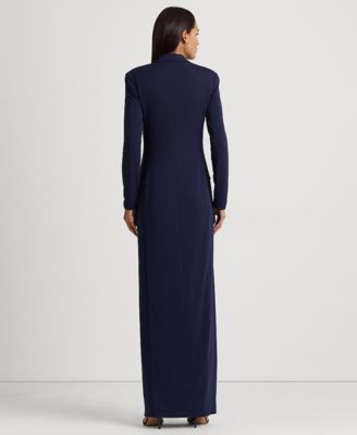 Lauren Ralph Lauren Women's Stretch Jersey Tuxedo Gown