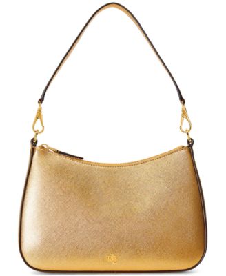 Lauren Ralph Lauren - Crosshatch Leather Medium Danni Shoulder Bag
