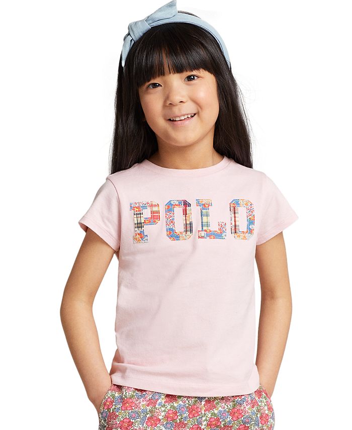 Måltid sofa offentliggøre Polo Ralph Lauren Toddler and Little Girls Logo Cotton Jersey T-shirt -  Macy's