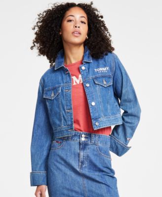 Tommy Jeans - Women's Cotton Cropped Denim Jacket