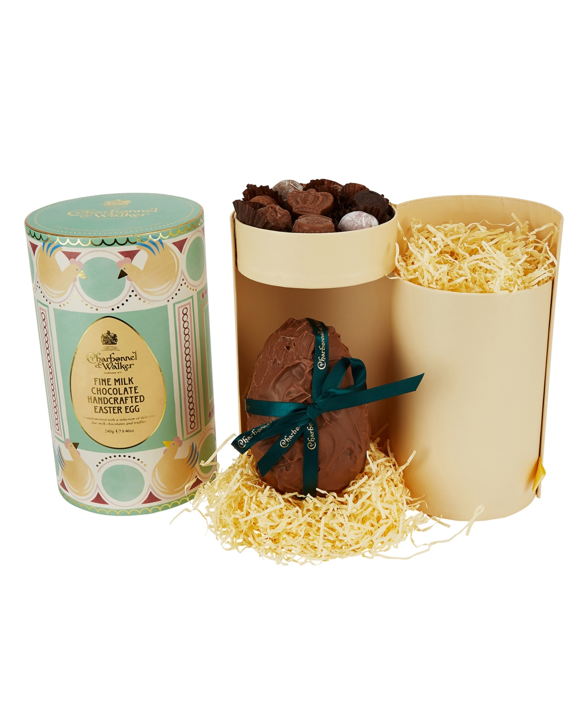 Charbonnel Et Walker Milk Chocolate Easter Egg And Milk Sea Salt Caramel Truffles Easter Gift Box